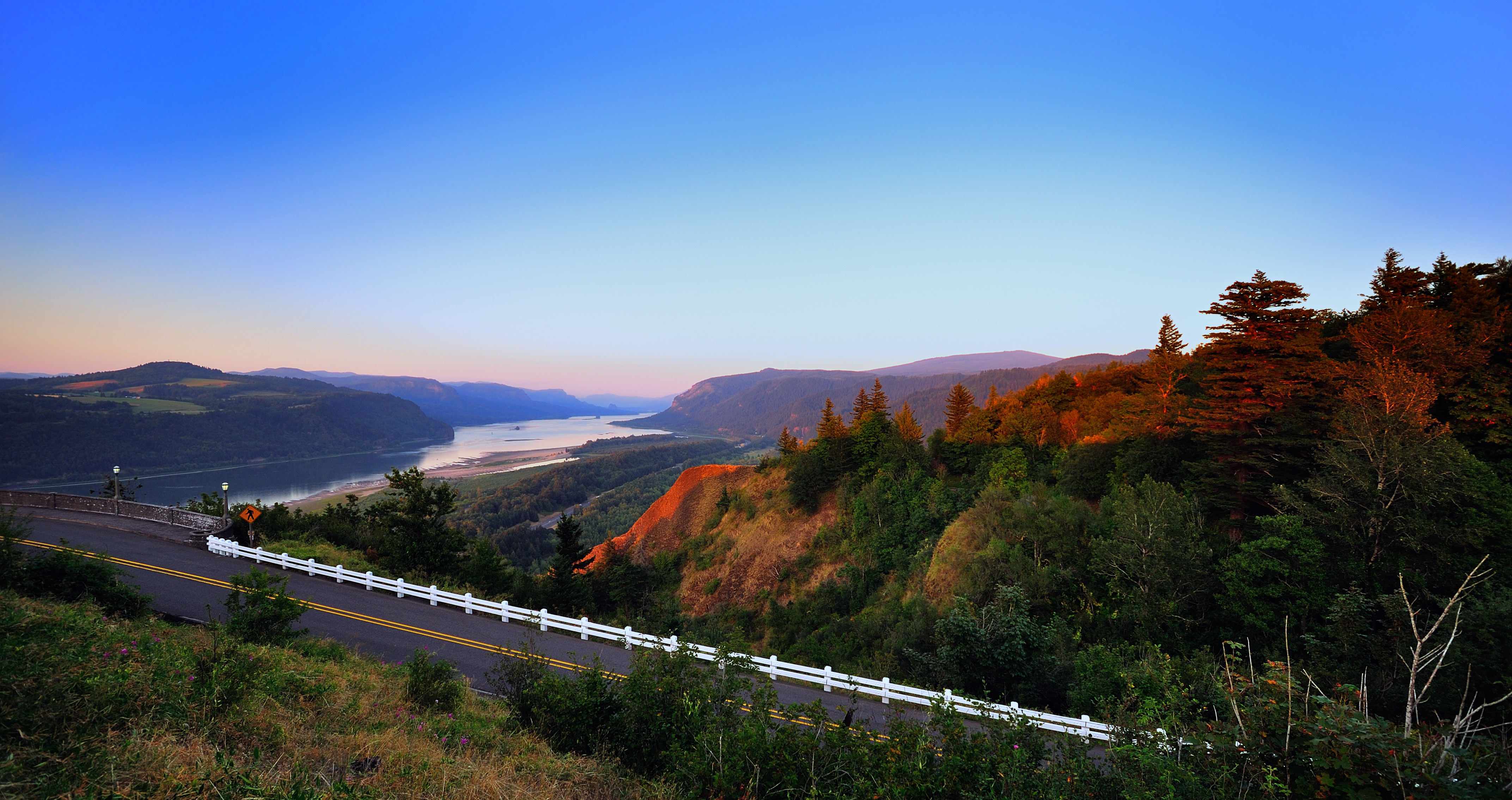Sunset at Columbia Gorge