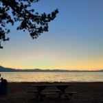 Lake Tahoe at sunset