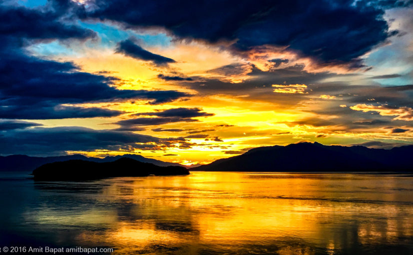 Sunset colors, Alaska