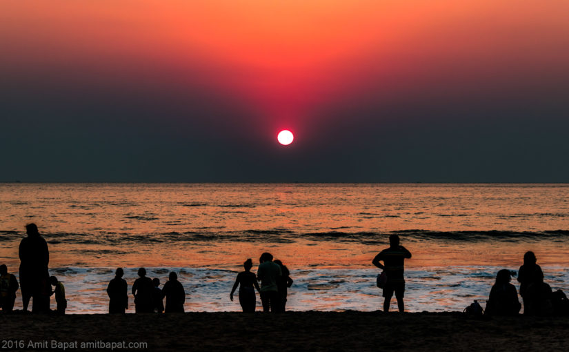 Sunset at Velaneshwar Beach